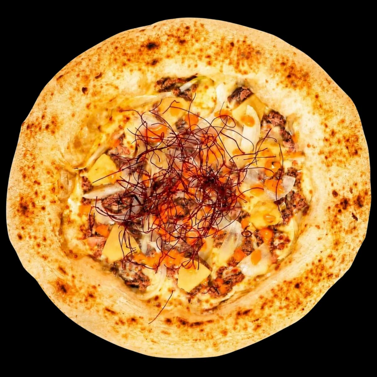 Tuna Island pizza
